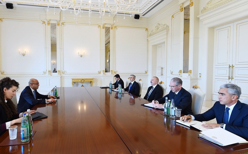 Президент Азербайджана принял исполнительного секретаря Рамочной конвенции ООН об изменении климата