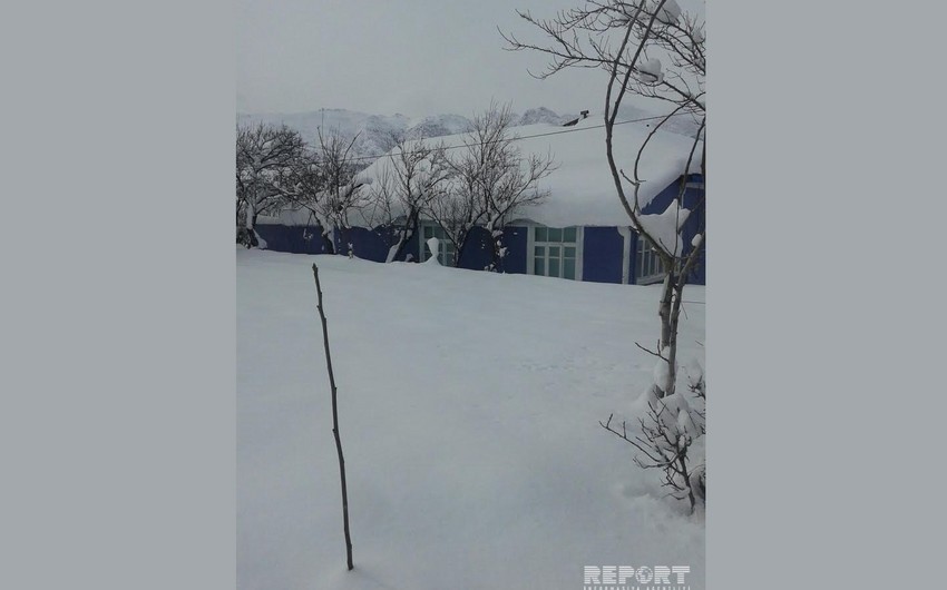 В Лерике произошел снежный обвал, связь с некоторыми селами прервалась - ФОТО - ВИДЕО