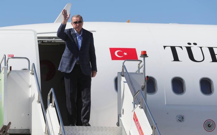 Erdogan visiting Uzbekistan