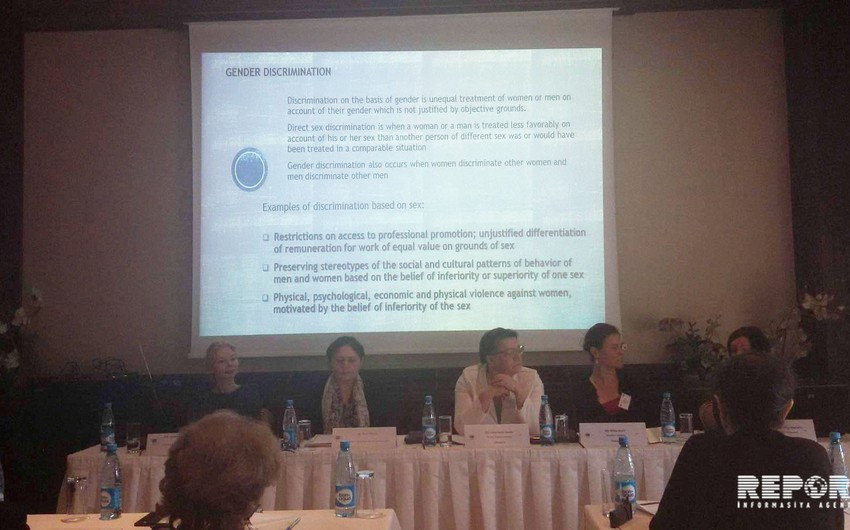 “Gender problemləri və Media” mövzusunda keçirilən seminarın iştirakçılarına sertifikatlar təqdim olunub