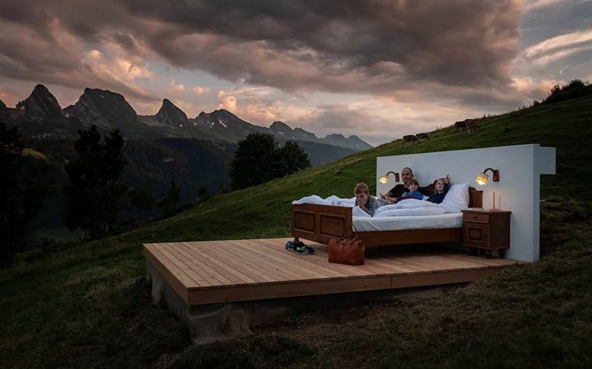 В Швейцарии открылся отель ноль звезд с номерами под открытым небом