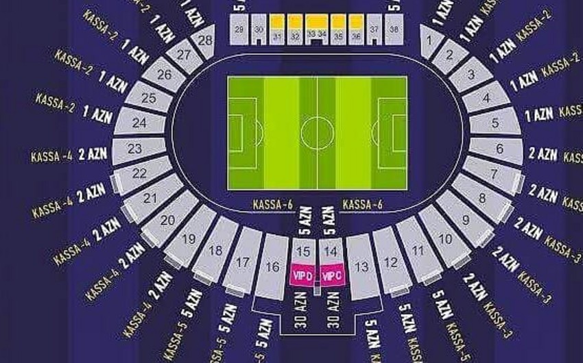 ​Qarabağ - Viktoriya Plzen qarşılaşmasının biletləri sabah satışa çıxarılır