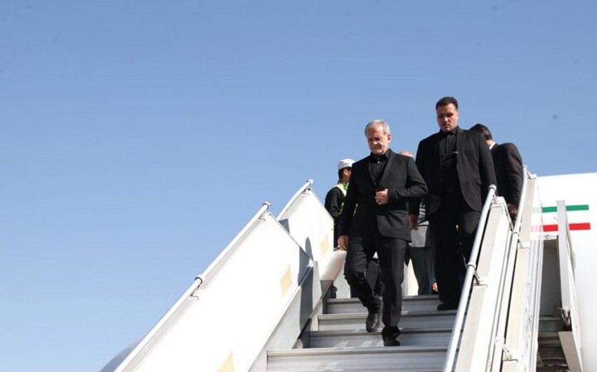 Iranian President Pezeshkian makes his first visit after election to Mashhad