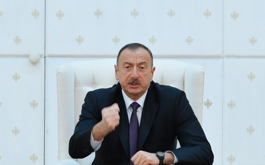 Head of State: Territorial integrity of Azerbaijan has the same value as territorial integrity of any other country and must be restored