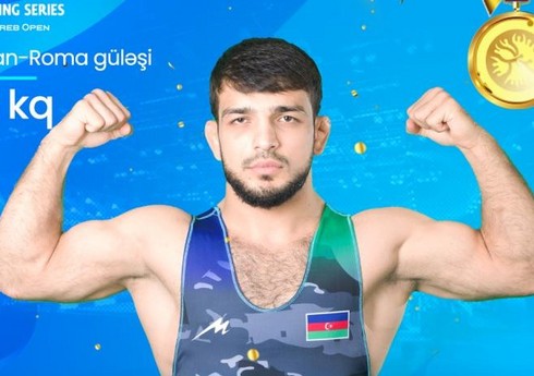 Zagreb Open: Азербайджанский борец в последний день турнира завоевал золотую медаль