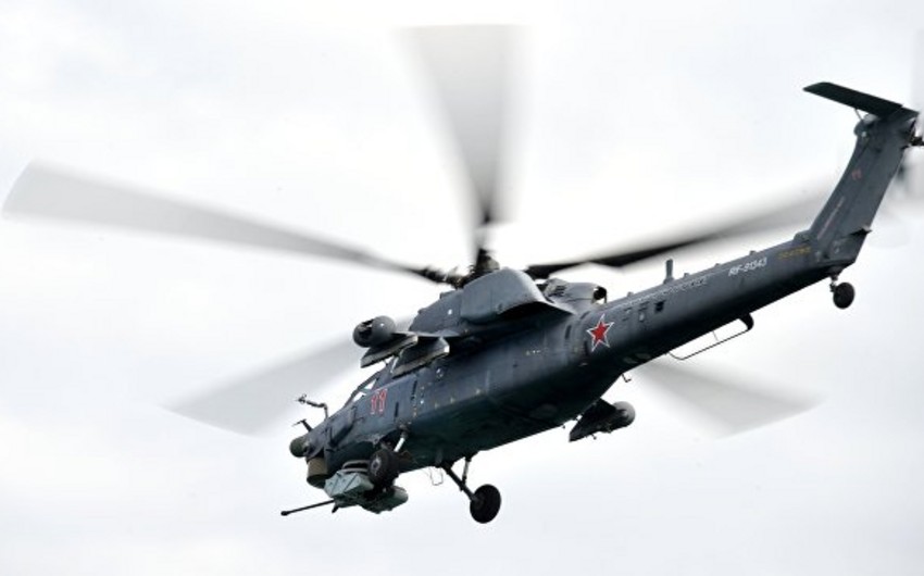 Rusiyanın “Mi-28” hərbi helikopteri Suriyada məcburi eniş edib