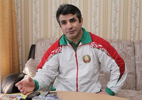 Олимпийский чемпион - азербайджанец принял участие в эстафете огня II Европейских игр