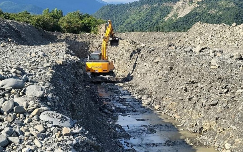 Balakəndə selə qarşı mübarizə tədbirləri həyata keçirilir