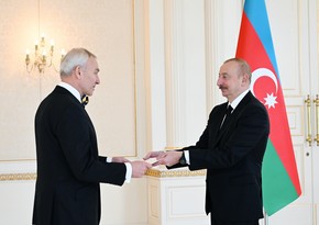 President Ilham Aliyev receives credentials of incoming ambassador of Estonia