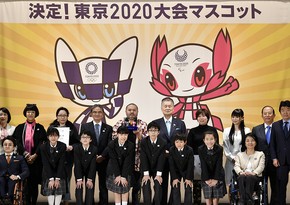 Selected mascots of 2020 Tokyo Summer Olympics and Paralympics