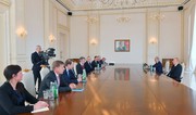 President Ilham Aliyev receives delegation led by Executive Director of German Eastern Business Association (UPDATE)
