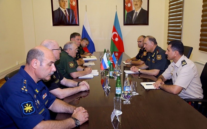 Делегация министерства обороны России находится с рабочим визитом в Азербайджане