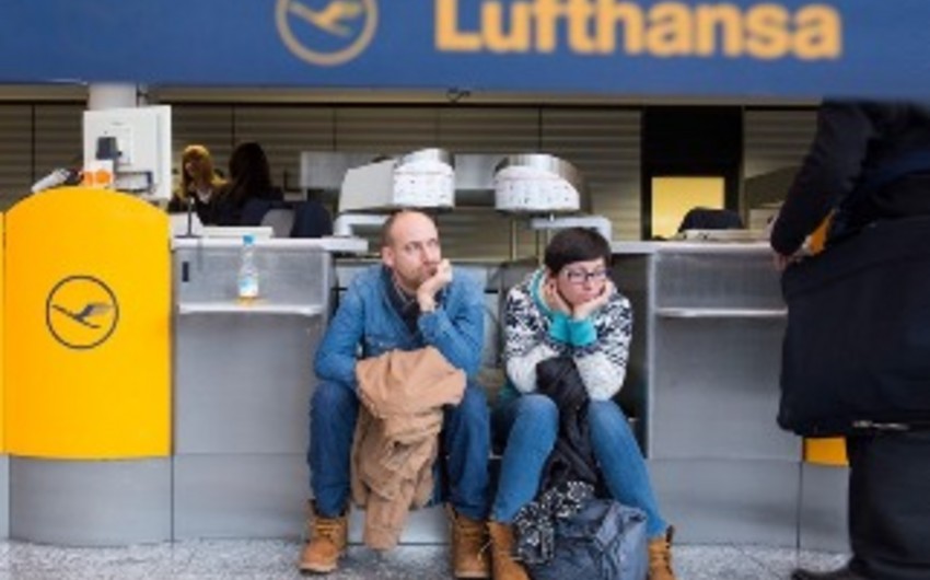 ​Lufthansa tətil səbəbindən 290 reysi ləğv edib