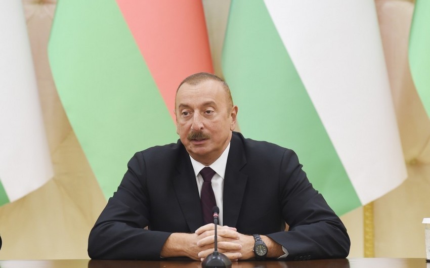 Azərbaycan Prezidenti: Ermənistan beynəlxalq təşkilatların qərar və qətnamələrini yerinə yetirmir