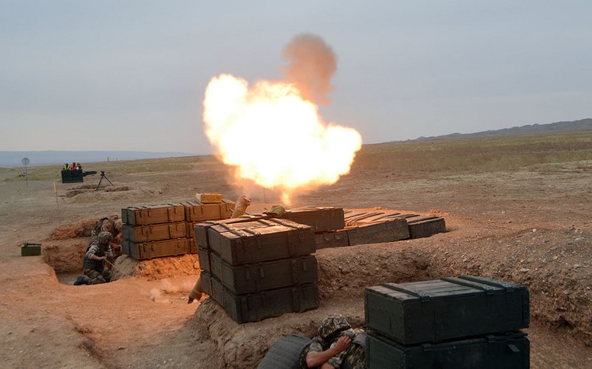 Азербайджанские артиллеристы готовятся к конкурсу Мастера артиллерийского огня