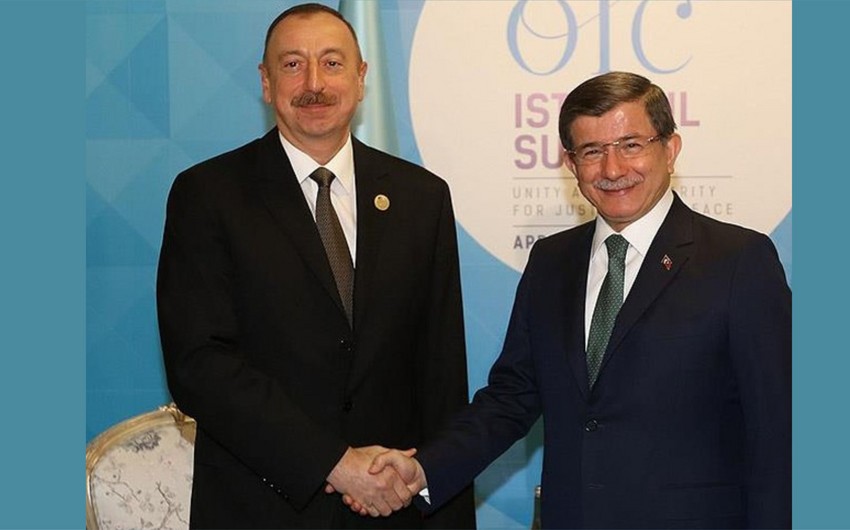 Президент Азербайджана встретился с премьер-министром Турции