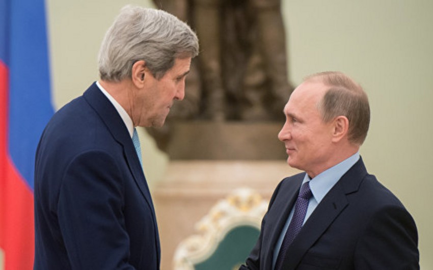 Путин отметил усилия госсекретаря США в решении ряда острых проблем
