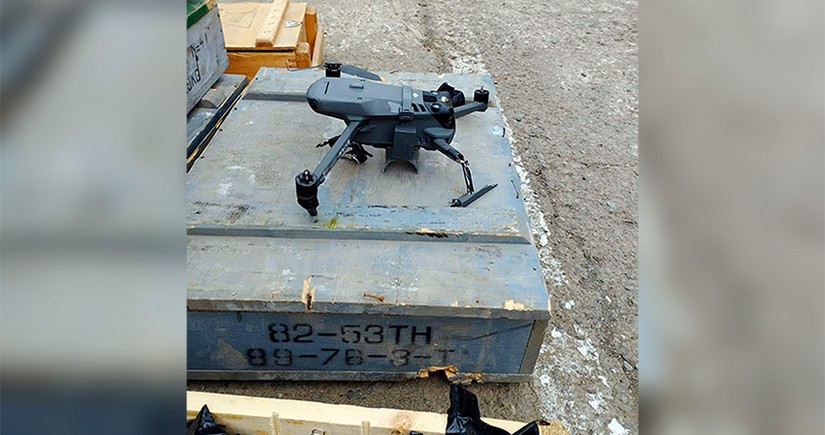 Quadrocopter of Armenian armed forces formations detected