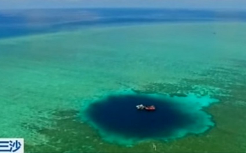 ​Китайцы обнаружили голубую дыру в Южно-Китайском море – ВИДЕО