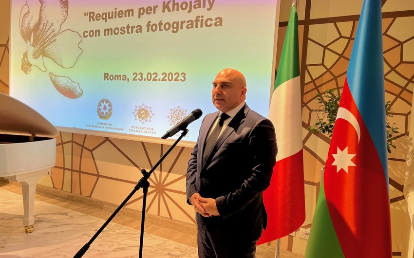 Heydar Aliyev Foundation organizes event on 31st anniversary of Khojaly genocide in Rome