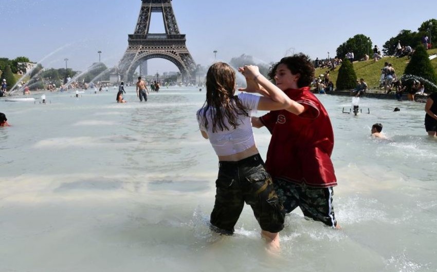 Fransada havanın temperaturu rekord həddə çatıb