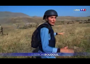 Армяне угрожают французской журналистке, подготовившей репортаж с фронта