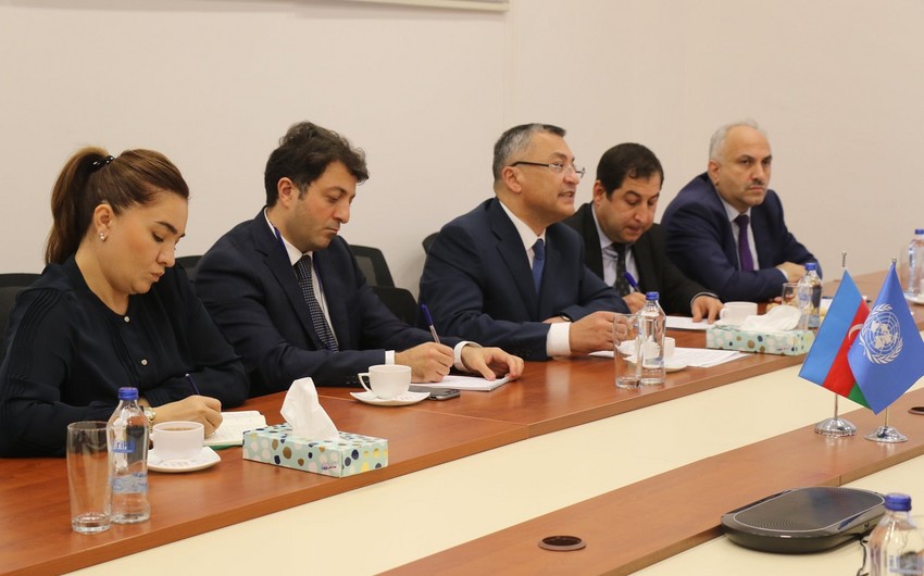 Руководитель азербайджанской общины Нагорно-Карабахского региона встретился с замгенсека ООН