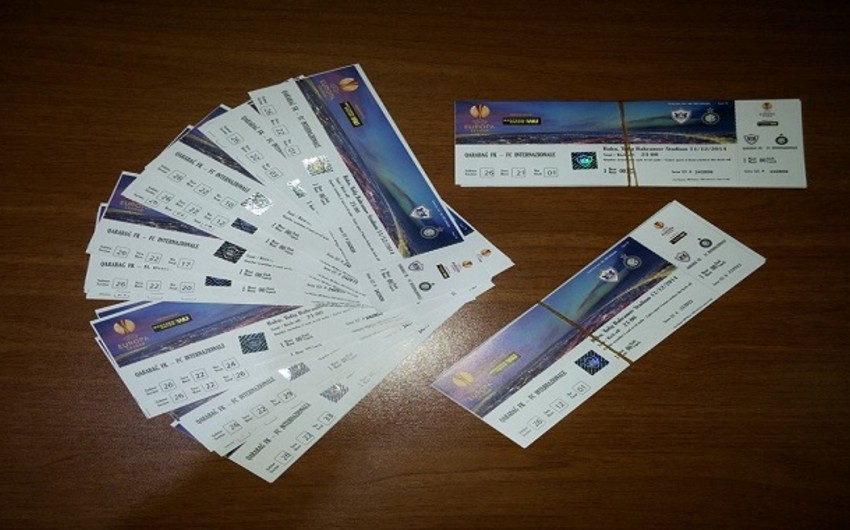 Qarabağ - İnter matçının biletləri satışa çıxarılıb