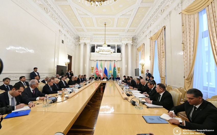 Meeting of Caspian countries' foreign ministers kicks off in Moscow
