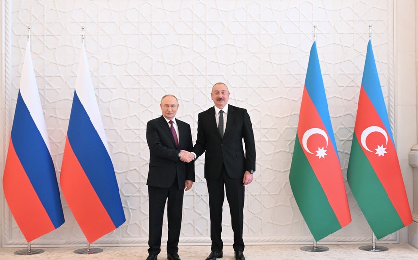 Presidents of Azerbaijan and Russia discuss regional issues