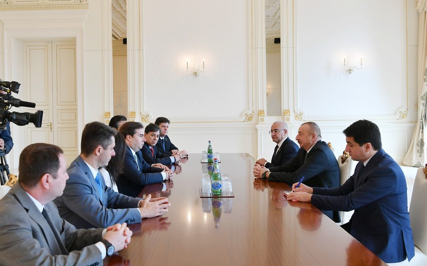 President Ilham Aliyev receives delegation led by president of Chamber of Deputies of Brazilian National Congress