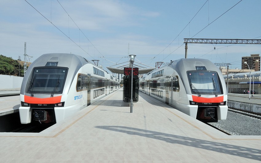 Пассажиропоток электропоезда Баку-Сумгайыт сократился на 5%