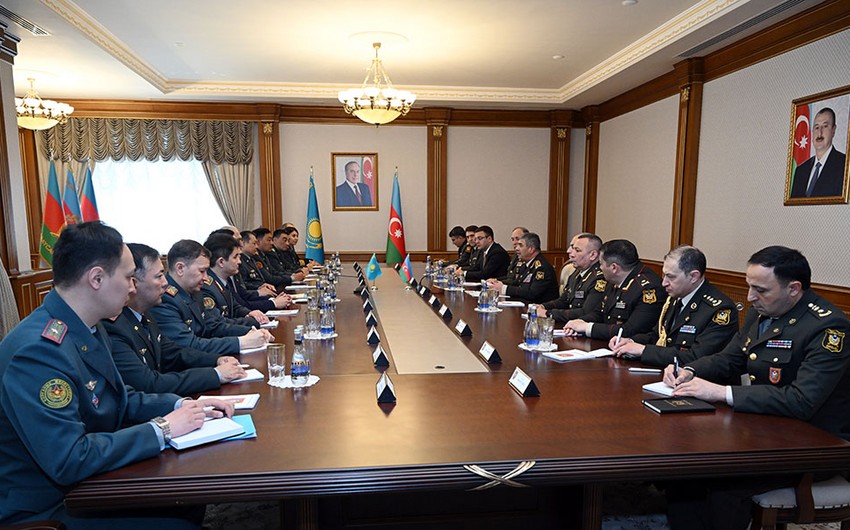 Azerbaijan and Kazakhstan sign document on cooperation in military field