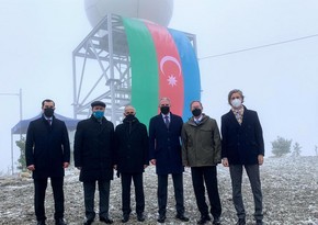 Azərbaycanda regionda ilk olan yeni meteoroloji radarlar quraşdırılıb