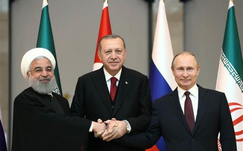 Türkiyə, Rusiya və İran prezidentlərinin üçtərəfli görüşü başa çatıb - YENİLƏNİB
