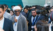 Ronaldinho visits COP29 pavilions in Baku