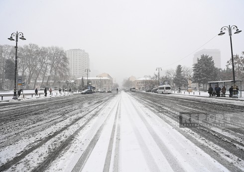 Завтра в Баку и регионах выпадет снег