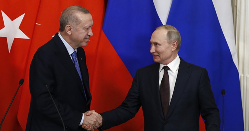 Putin meets with Erdogan at BRICS Summit