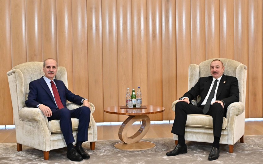 Спикер парламента Турции поздравил Ильхама Алиева с переизбранием на пост президента