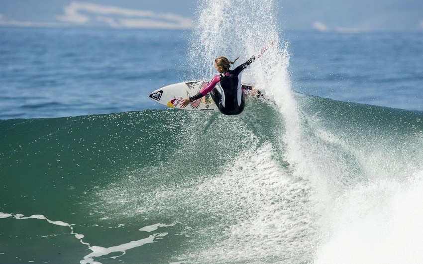 Brazilian surfer Maya Gabeira breaks own world record