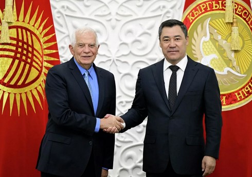 Президент Кыргызстана принял главу евродипломатии Жозепа Борреля