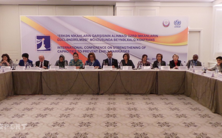 Baku hosts 'Strengthening opportunities for prevention of child marriages' international сonference
