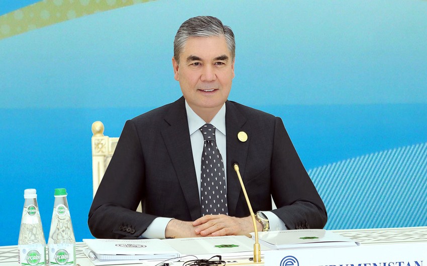 Президент Туркменистана выступил с речью на встрече с членами Милли Генгеша