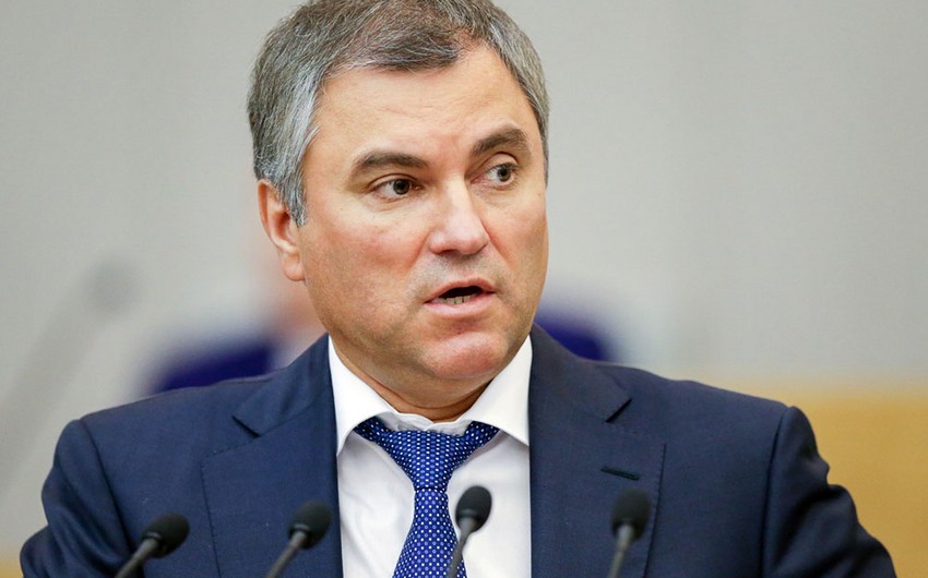 Russian State Duma Speaker will visit Azerbaijan