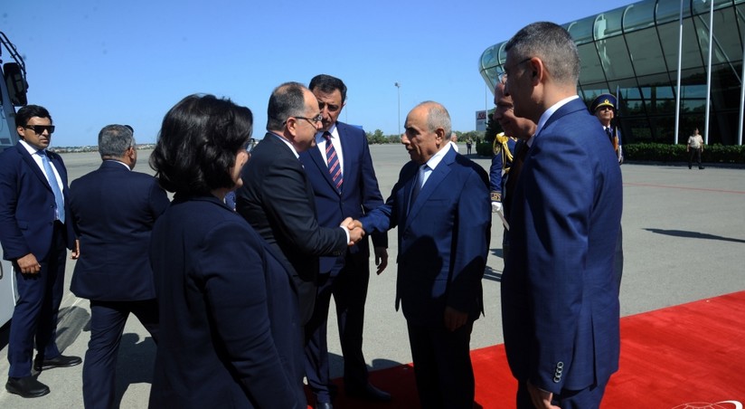 Albanian President Bajram Begaj arrives in Azerbaijan for official ...