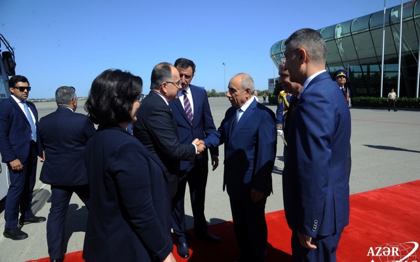 Albanian President Bajram Begaj arrives in Azerbaijan for official visit