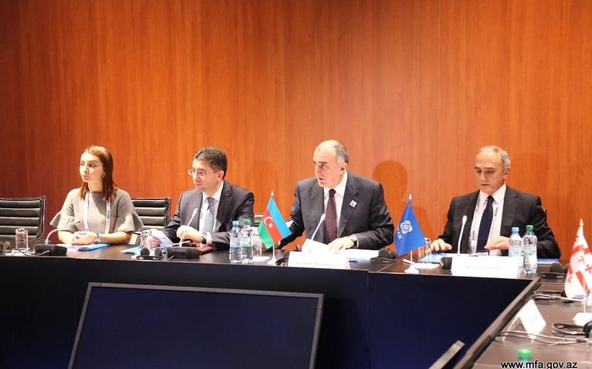 Azerbaijani FM chairs GUAM Ministerial Meeting in Hamburg