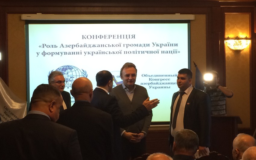 Во Львове состоялась конференция Роль азербайджанской общественности Украины в формировании украинской политической нации