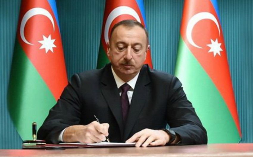 Президент Ильхам Алиев поздравил корейский народ по случаю национального праздника