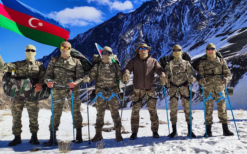 Expedition To the peak organized on occasion of Victory Day in Azerbaijan